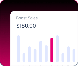 AI-generated product listing preview showing boosted sales results